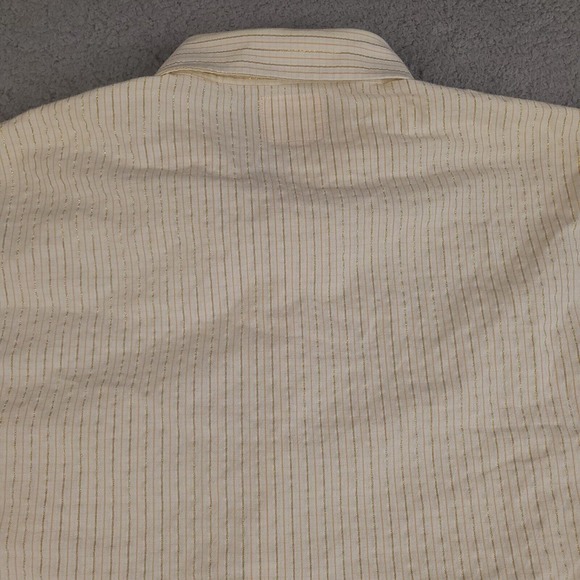 LRG Lifted Research Group Shirt Mens‎ 3XL Woven Long Sleeve Metallic Stripes - Picture 11 of 16